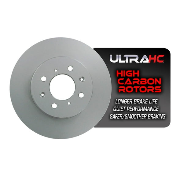 UltraHC Coated High Carbon Brake Rotor, Front UR000364, Honda Civic 2005-1990