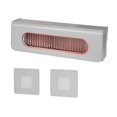 thumbnail image 3 of Caja organizadora de calcetines, corbatas, ropa interior, transparente, para colgar en la pared gris, 3 of 9