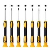7Pcs Torx Screwdriver Set with T3 T4 T5 T6 T7 T8 T10 Security Magnetic Screwdrivers, Precision Repair Tool Kit for Electronics, Watch, Computer