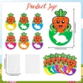thumbnail image 2 of LEWEEN Carrot Greeting Cards Candy Bags 6.5x4.1 Inch, Easter Party Souvenirs School Classroom Gift Exchange, Festive Home Decorations Supplies, 2 of 5
