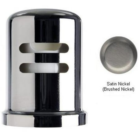 Westbrass  Heavy Duty Brass Air Gap Cap - Satin Nickel