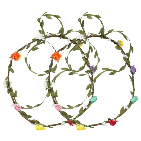 2pcs Floral Headbands Floral Headpiece Flower Headpiece Flower Hair Accessory