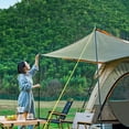 thumbnail image 2 of Waterproof Camping Family Tent Easy Setup Room Tent Family Tent Divider UV Protected Tent Outdoor Camping Large Tent Orange color, 2 of 9