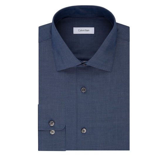 Regular Fit Solid Dress Shirt