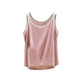 thumbnail image 1 of Posijego Summer Womens Ribbed Tank Tops Sleeveless Camisoles Bottom Base Undershirts Women Clothes, 1 of 5
