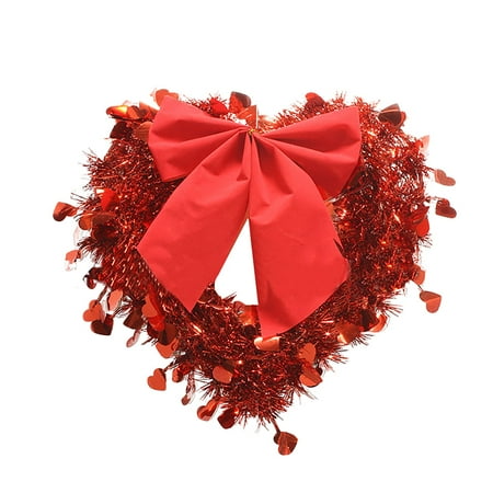 

Romantse Valentine s Day Heart Wreath Hanging Décor For Party Peach And Themed DIY Centerpieces for Wedding Table Bling Collectible Ceramic Easter Eggs Chandelier Replacement with Hook Tanning Salon