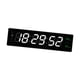 thumbnail image 4 of Reloj digital LED con pantalla para sala de estar, números grandes, despertador para colgar en la pared Blanco verde, 4 of 9