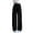 Black, variant on HNMKIU Girls Joggers with Drawstring Elastic Waist for Warm Comfortable Kids Activewear Grey,13-14 Years