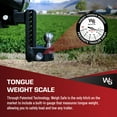 thumbnail image 6 of Weigh Safe Adjustable Trailer Hitch Ball Mount - 6" Drop Hitch for 2.5" Receiver w/ 2 pc Keyed Alike Lock Set, Premium Steel Trailer Tow Hitch w/Built in Weight Scale for Anti Sway, 22,000 lbs GTW, 6 of 7