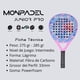 thumbnail image 4 of Raqueta Pádel MonPadel Sirena Eva Soft Carbon para Niña Junior, 4 of 4