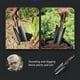 thumbnail image 5 of Pala de jardín de acero templado | Pala de metal endurecido HRC60 de alta resistencia | Acabado negro antióxido | Mango reforzado con fibra de 12,8 pulgadas | Herramienta duradera para plantar, 5 of 6