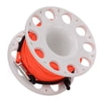 thumbnail image 1 of Finger Reel, Polyester Fiber Rope High Strength Diving Spool Long Durability  for Underwater Cave Wreck Exploration White Reel,Red Reel, 1 of 7