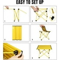 thumbnail image 5 of BIG RED Ultralight Aluminum Folding Table: Portable Lightweight Table with Carrying Bag for Camping, Outdoor Cooking, Picnics, Travel and Beach, 5 of 6