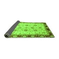 thumbnail image 2 of Ahgly Company Indoor Square Oriental Green Traditional Area Rugs, 5' Square, 2 of 4