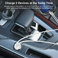 thumbnail image 2 of Fast Car Charger, Car Charging Adapter, Dual Port USB A and USB C Plug with 2Pack 6ft Cable Compatible with iPhone 14/13/12/11 Pro Max iPad Case, 2 of 10