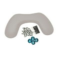 thumbnail image 1 of MERIGLARE Repose-Bras en Cuir PU en Forme de U Hauteur Réglable Détachable pour Salons Couleur Café, 1 of 9