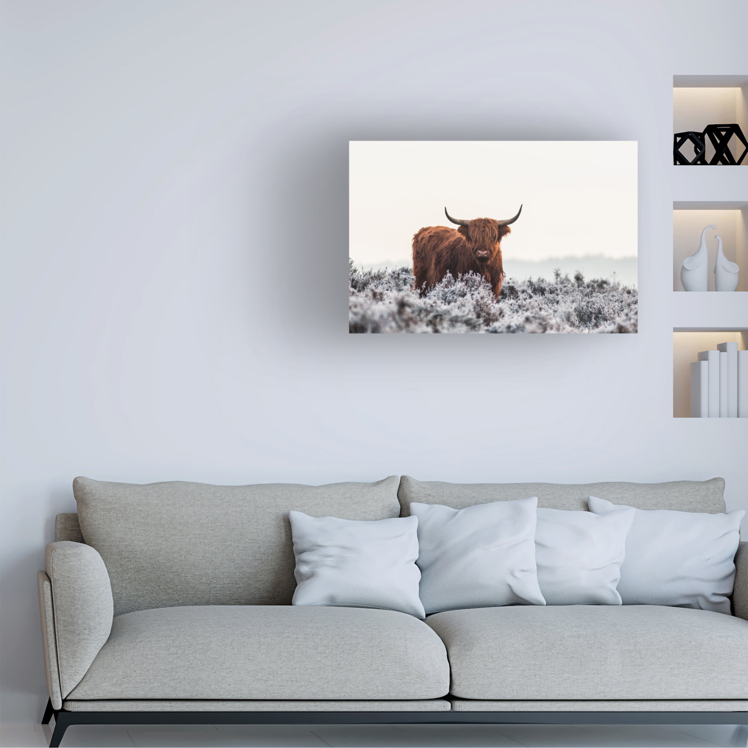 Jaap van den 'Highlander' Canvas Art