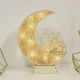 thumbnail image 5 of Luces de noche Luz de noche de Ramadán - Luz LED Eid Mubarak - Lámpara de mesa de madera con luz de estrella Decoración para fiestas del festival islámico musulmán de Ramadán Lámpara de luna, 5 of 6