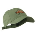 thumbnail image 5 of Goofy Ghost Happy Halloween Embroidered Cap - Olive OSFM, 5 of 5