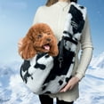 thumbnail image 3 of Newborn Dog Sling for Small Dogs, Front Dog Sling Carrier,Flannel Warm Pet Soft Carrier, 3 of 8