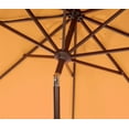 thumbnail image 3 of Safavieh Zimmerman 9' Market Crank UV Resistant Umbrella, Yellow/White, 3 of 6