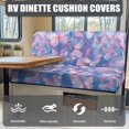 thumbnail image 4 of Aplkyhs Pink Blue Butterfly RV Dinette Cushion Covers Fall Camper Decor Universal Bench Cushion Comfortable Slip Covers for Sofa and Loveseat Stretchable Sofa Covers, 4 of 7