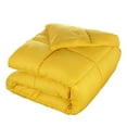 thumbnail image 2 of Superior Solid Comforter Down Alternative Bedding, Full, Yellow, 2 of 13