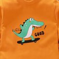 thumbnail image 5 of TOWED22 Toddler Boys Clothes Outfits 2Pcs Set Long Sleeve Print Round Neck Cotton T-Shirt Elastic Waist Joggers Warm Fall Winter(Orange,3-6 M), 5 of 5