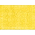 thumbnail image 1 of Ahgly Company Machine Washable Indoor Rectangle Oriental Yellow Traditional Area Rugs, 3' x 5', 1 of 4