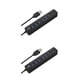thumbnail image 4 of Sidaley USB Hub 2,0 Multi USB 2,0 Hub USB Splitter alta velocidad 6 puertos Hub TF lector de tarjetas todo en extensión de computadora Hub negro 2piezas, 4 of 5