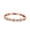 Rose, variant on Rose Tone, Simulated Cubic Zirconia Size-8 Marquise Half Eternity Ring Wedding Engagement Band 925 Sterling Silver