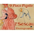 thumbnail image 4 of Henri de Toulouse-Lautrec 14x12 Black Modern Wood Framed Wall Art Titled - Sescau Photographe, 4 of 6