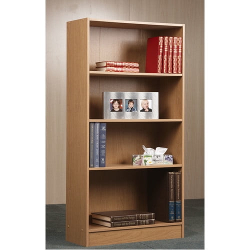 Orion 4-Shelf Bookcase, Multiple Finishes