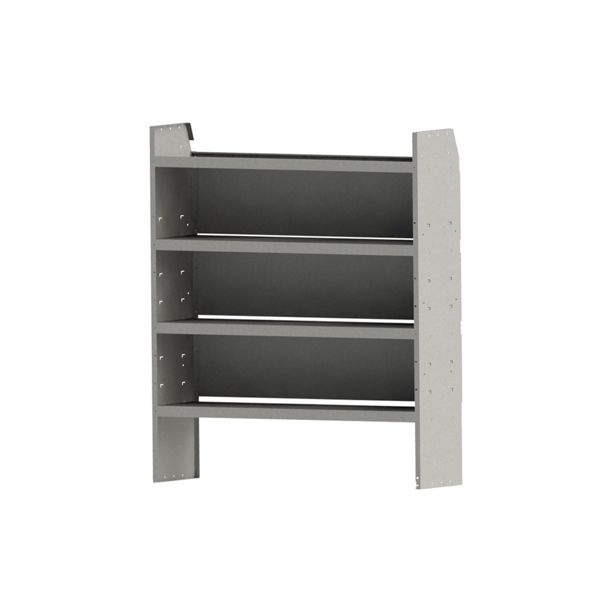 Kargomaster 48524 Van Storage Shelf Unit Adjustable 52 Inch Width X 60 Inch Height X 14 Inch Depth Tapered End Panels 4 Shelves Without Dividers Grey Steel See Required Parts Walmart Canada