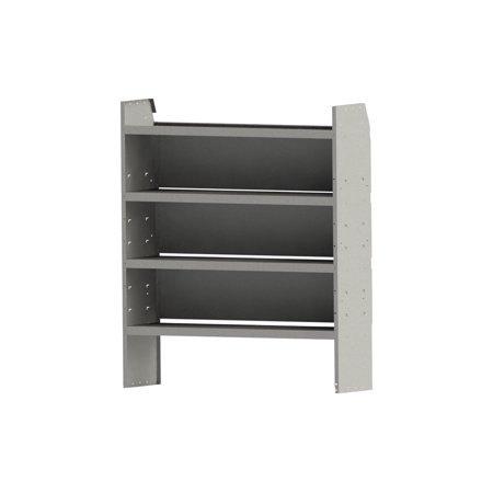 Kargomaster 48524 Van Storage Shelf Unit Adjustable 52 Inch Width X 60 Inch Height X 14 Inch Depth Tapered End Panels 4 Shelves Without Dividers Grey Steel See Required Parts Walmart Canada