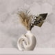 thumbnail image 1 of Florero de cerámica hueco perfecl decoración nórdica moderna bohemia Negro, 1 of 8