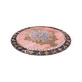 thumbnail image 4 of Unique Loom Timeless Collection Area Rug - Thomas (5' Round Pink/Blue), 4 of 8