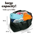 thumbnail image 3 of Fit + Fresh All The Things XL Tote Bag, Travel & Overnight Bag, Black, 3 of 8