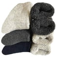 thumbnail image 1 of Mens Heavy Thick Wool Socks - Soft Warm Comfort Winter Socks Three Pairs, 1 of 3