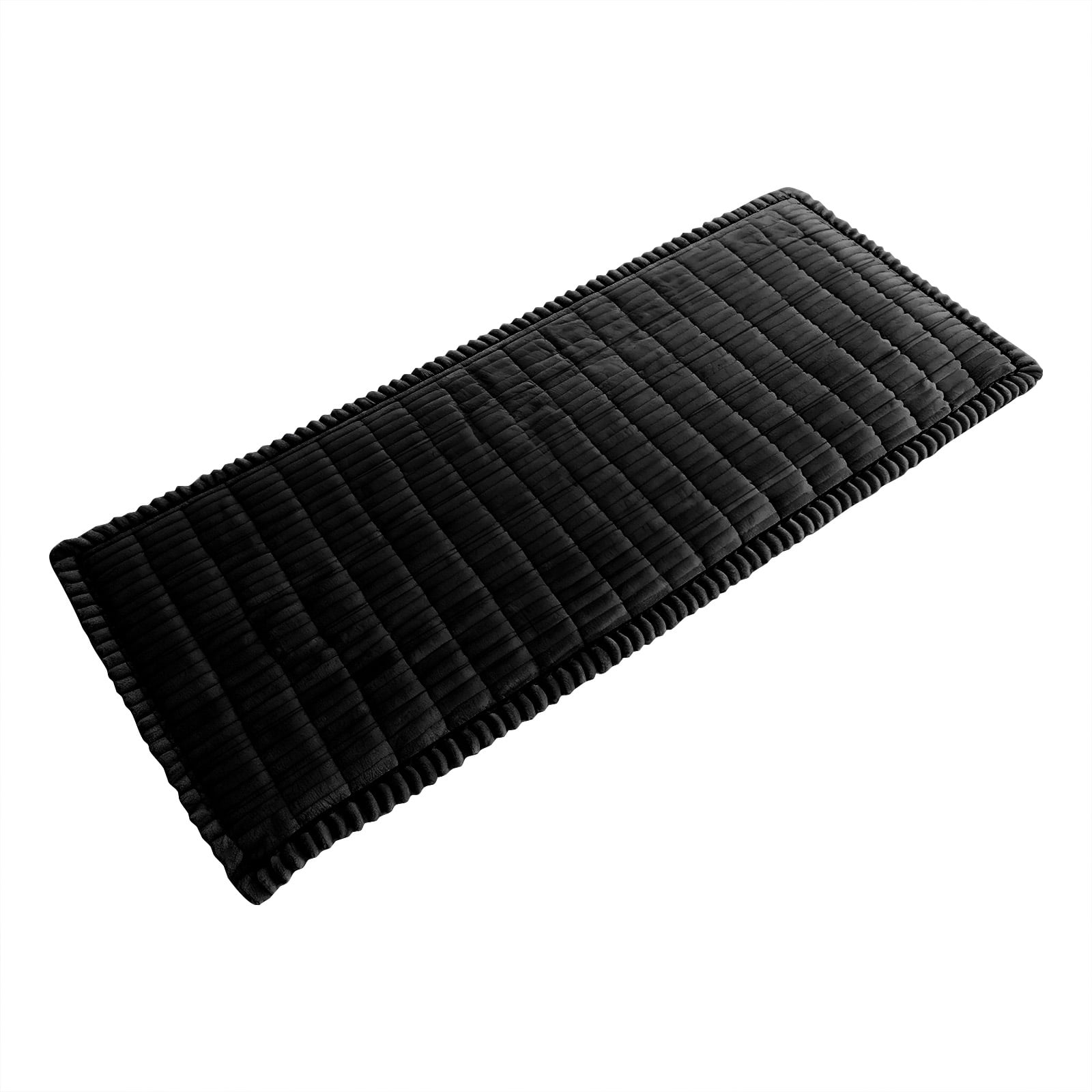 Sofa Covers Washable Couch Cover for Dogs Washable, Fuzzy Pet Couch Covers for 3 Cushion Sofa Pet Friendly, Non Slip Sofa Cover (Black, 27.6" x 82.68"/70 x 210cm)