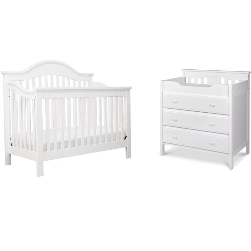 Crib with matching changing table hot sale