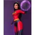 thumbnail image 4 of Disfraz de Elastigirl de Los Increíbles 2 para Halloween, disfraz de superhéroe Zentai, mono femenino para adultos y niños, 4 of 4