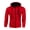 Red, variant on BXINGOHAI Mens Hoodie Jacket Zip Up Slim Fit Sweatshirt Drawstring Long Sleeve Coats Fall Casual Hooded Outwear Outdoor Running Sports Coat Today Sales Red,XXXL