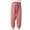 Pink, variant on Girl's Jogger Sweatpants Drawstring High Waist Baggy Fleece Lined Corduroy Pants Casual Gym Workout Pants