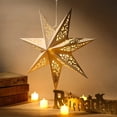 thumbnail image 5 of Rejilla colgante para ventana con forma de estrella hueca de Navidad de 30 a 75 cm, decoración navideña para el hogar, pantalla de papel 2024, regalo de boda y Navidad, 5 of 5