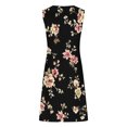 thumbnail image 5 of Vestido de Verano para Mujeres, Moda Color Sólido Bolsillo sin Mangas Vestido Casual Cuello en V Hecho de Poliéster Ligero para Primavera Verano, Vestido de Verano Casual, 5 of 5