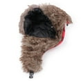 thumbnail image 5 of Buffalo Plaid Aviator Fur Trapper Hat Ushanka Eskimo Russian Bomber Hat with Ear Flaps for Women Men, 5 of 5