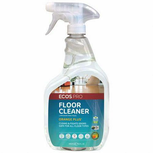 Ecos Pro Floor Cleaner, Orange, Liquid, PK6