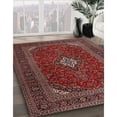 thumbnail image 3 of Ahgly Company Machine Washable Indoor Rectangle Traditional Dark Almond Brown Area Rugs, 2' x 4', 3 of 7