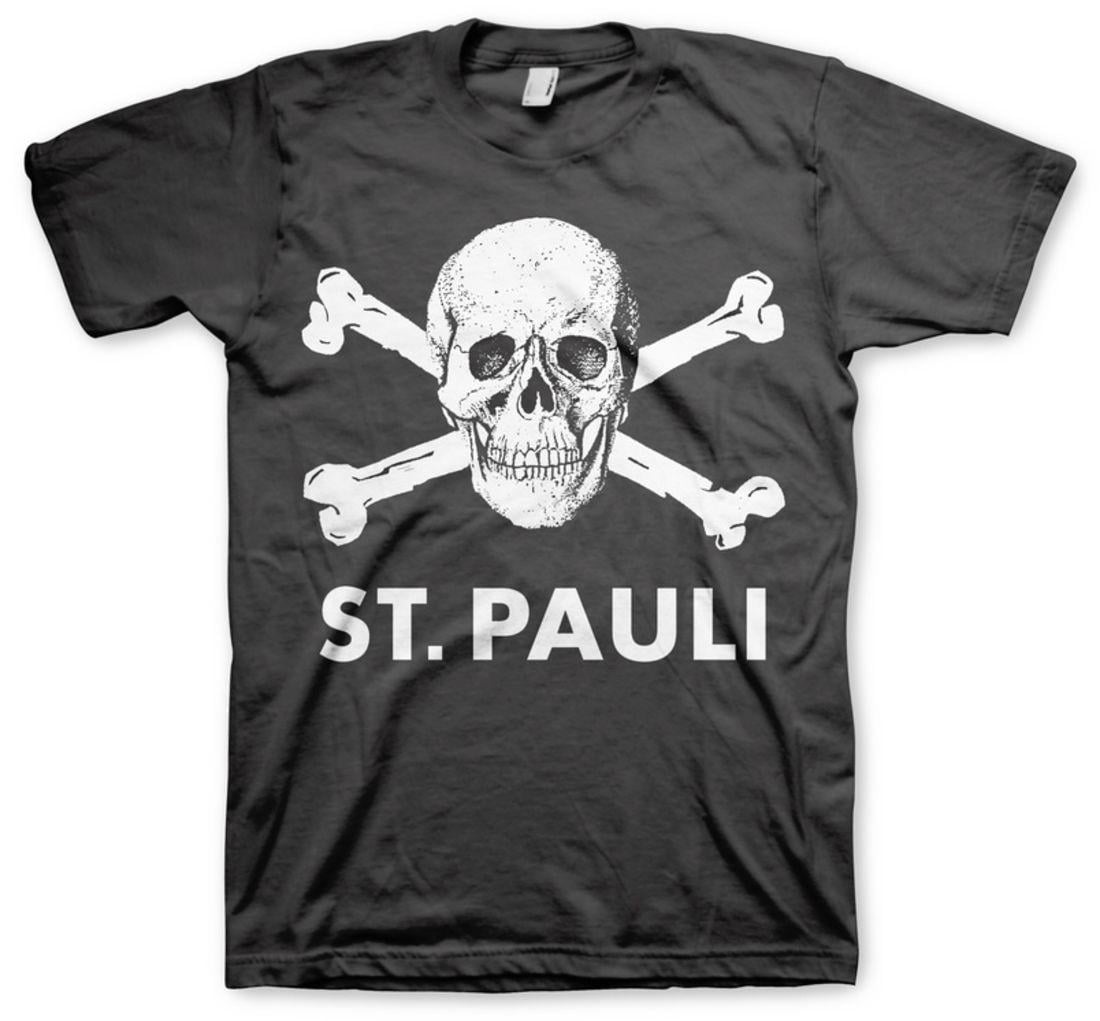 FC St Pauli Hooded Jacket Skull Burnout Brown